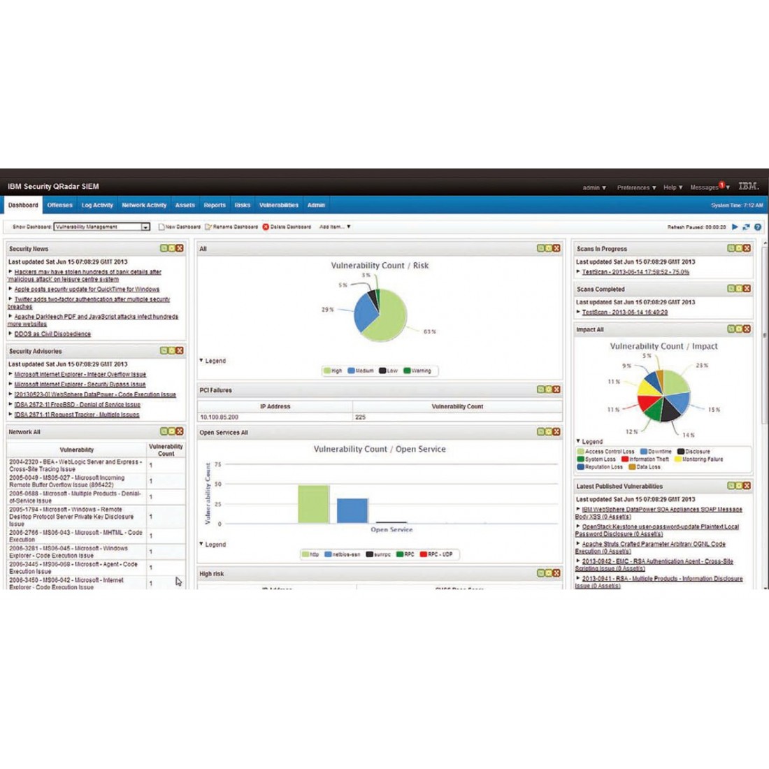 SIEM Security QRadar Cybersecurity AI Machine Learning